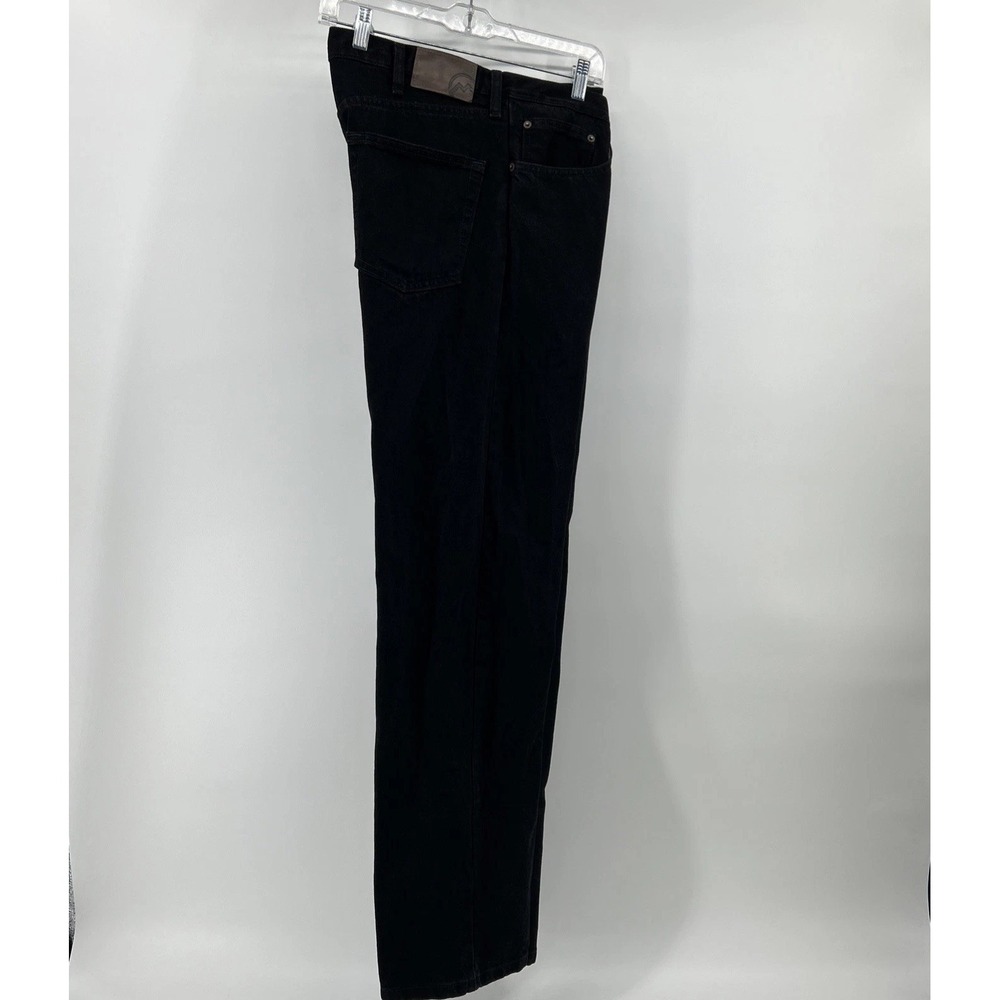 Magellan Black Jeans Men's 36/32 Relaxed Fit Straight Leg Denim Cotton Casual